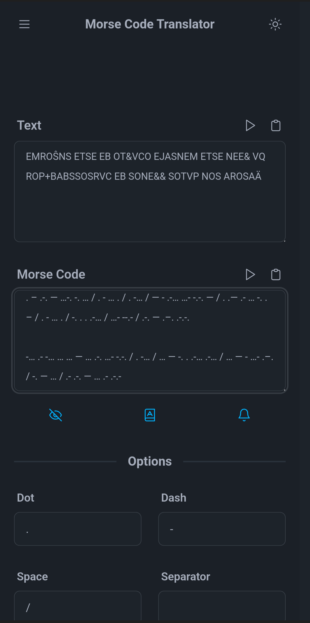 morse code decoded